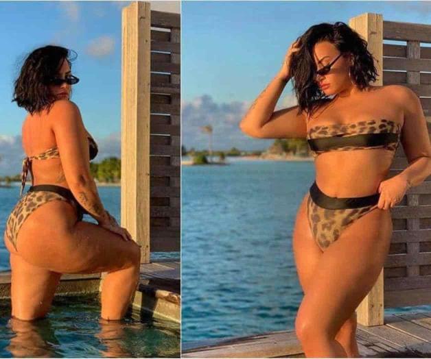 Demi Lovato muestra su cuerpo sin filtros