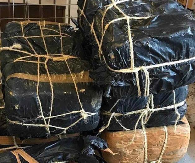 Aseguran más de 300 libras de mariguana