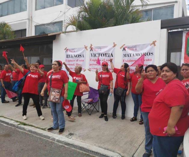 ‘Revientan’ planilla roja sindical ‘Revientan’ planilla roja sindical