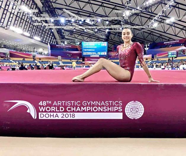 Se impone gimnasta mexicana en Portugal