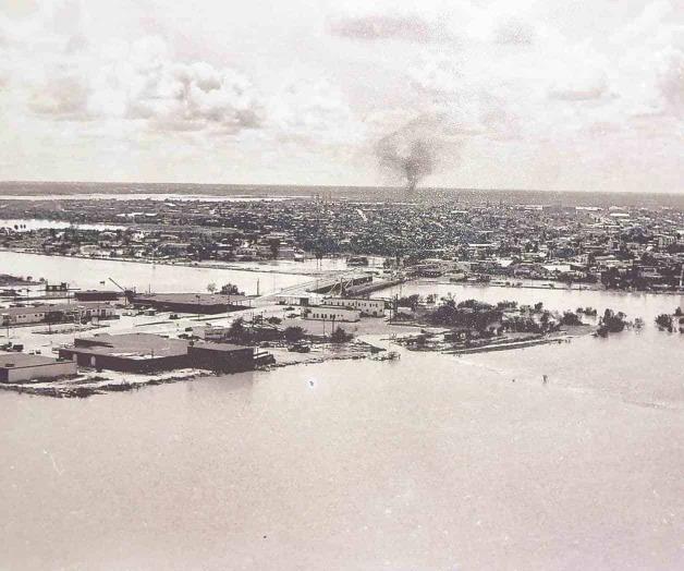 El huracán Beulah en Reynosa, 1967