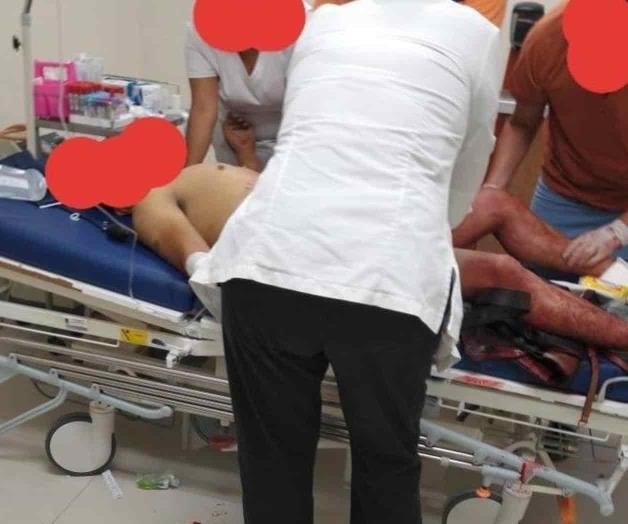 Trasladan a Monterrey a tepachero baleado en tianguis de Conalep