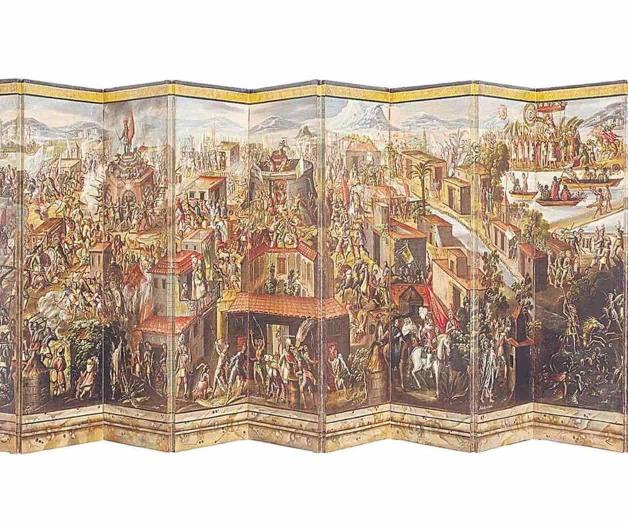 El biombo mexicano de la conquista se queda sin comprador