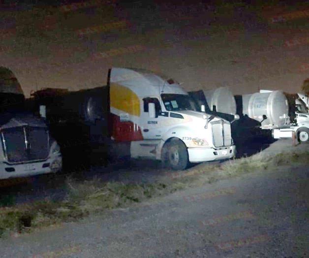 Embarga Tamaulipas tractocamiones con combustible importando ilegalmente