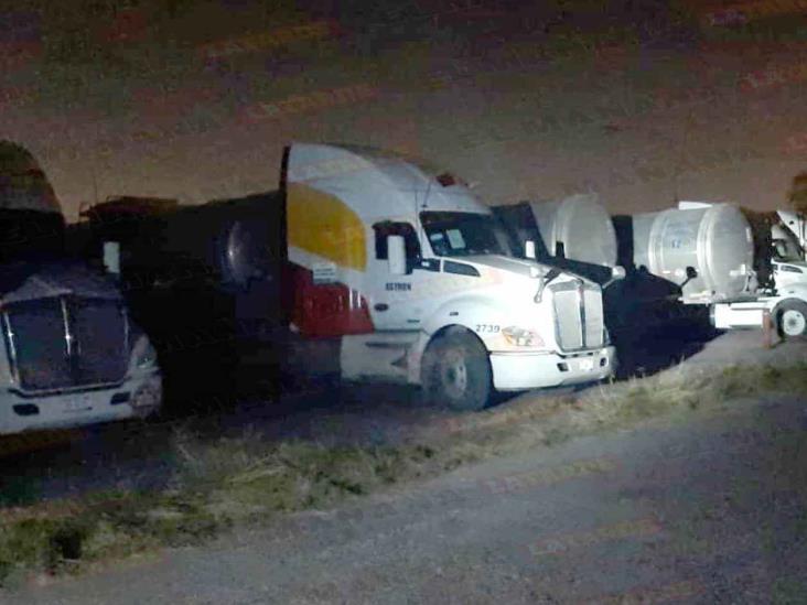 Embarga Tamaulipas tractocamiones con combustible importando ilegalmente Embarga Tamaulipas tractocamiones con combustible importando ilegalmente