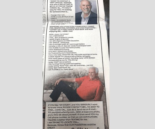 Un empresario millonario busca novia en anuncio