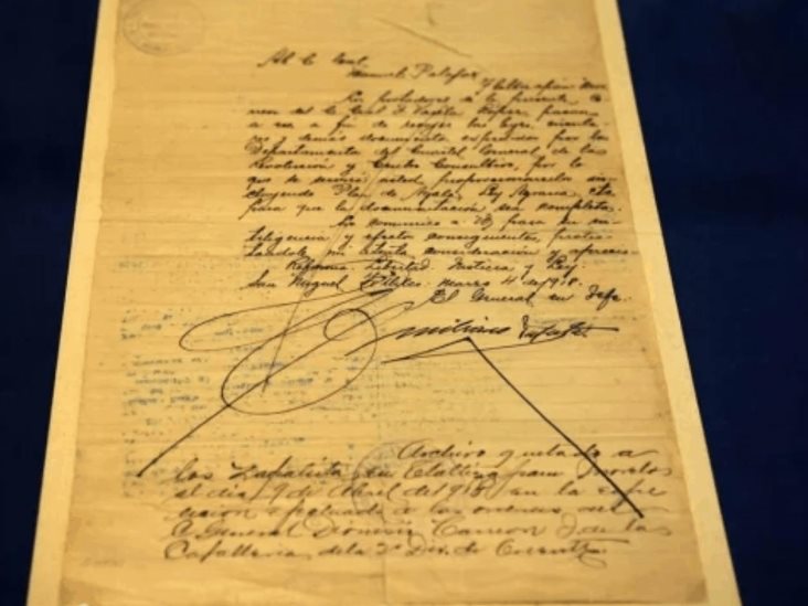 UNAM exhibe carta inédita de Emiliano Zapata UNAM exhibe carta inédita de Emiliano Zapata