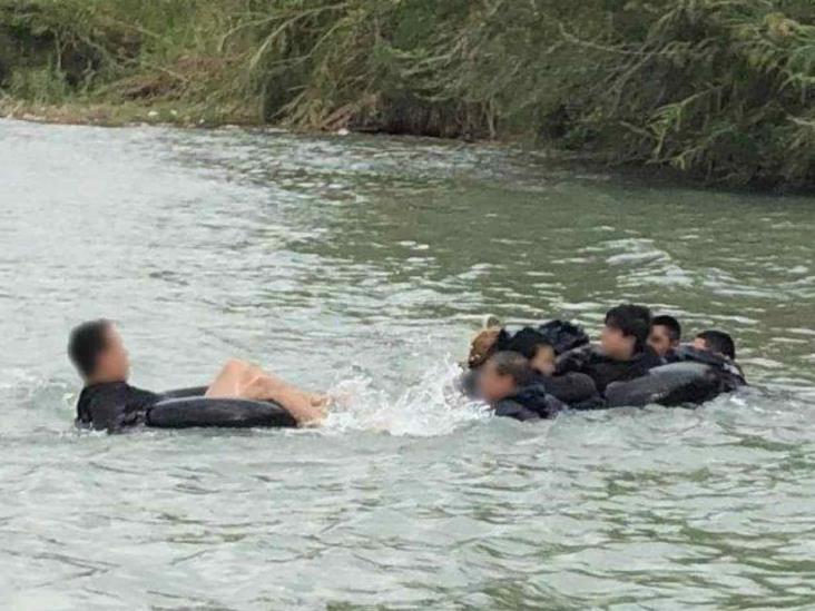 Salvan de morir ahogado a un mexicano, en el río Salvan de morir ahogado a un mexicano, en el río