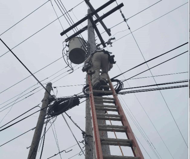 Realiza personal de CFE mantenimiento en líneas