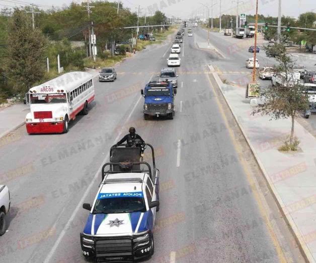 Despliegan fuerte operativo de seguridad en servicios fúnebres de familia asesinada