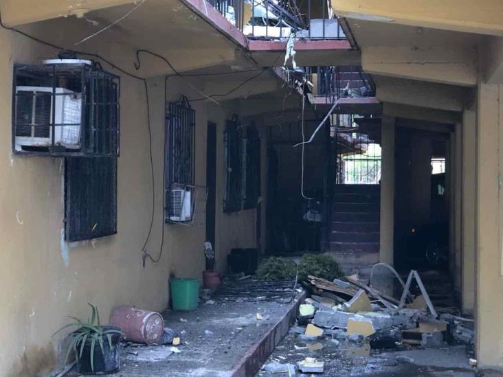 Pánico por explosión en un edificio Pánico por explosión en un edificio