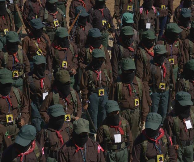 Mujeres zapatistas contra capitalismo