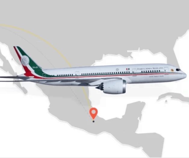El viaje de ida y vuelta del avión presidencial “José María Morelos y Pavón” en 5 pasos