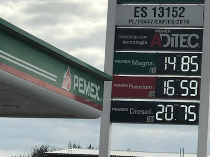 Se mantiene el costo de gasolina Se mantiene el costo de gasolina