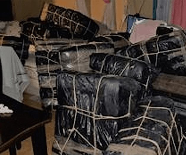 Frustran ingreso de 900 libras de droga