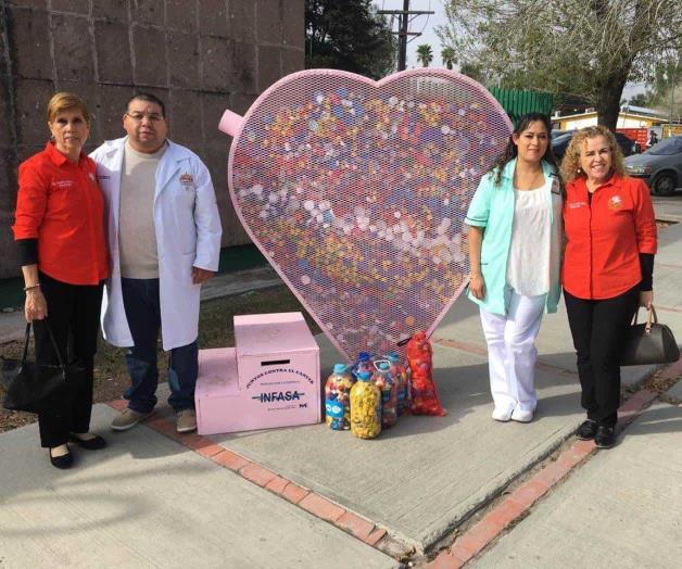 Entregan miles de ‘tapitas’ y van por más