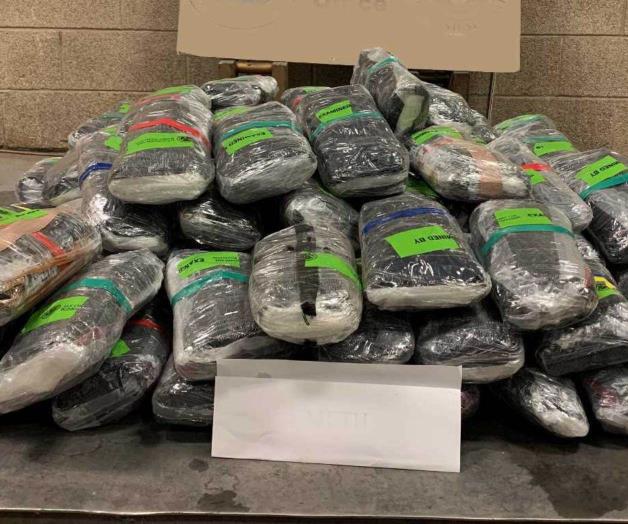 Millonario decomiso de droga en carga de brócoli Millonario decomiso de droga en carga de brócoli