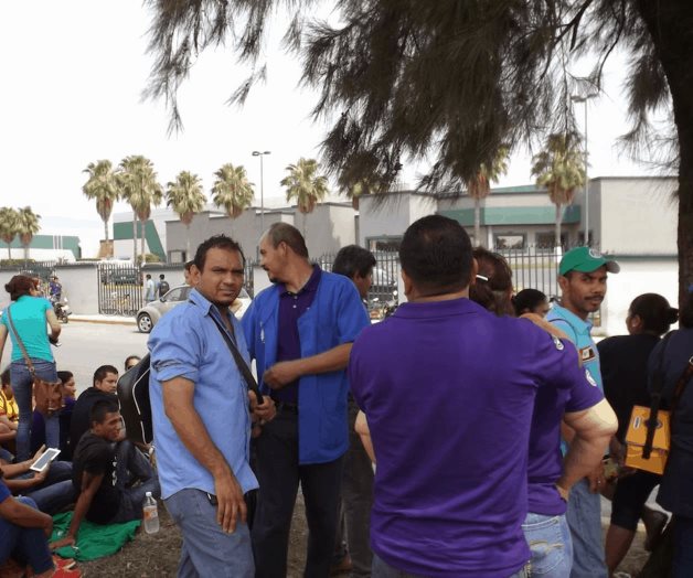 Maquiladora APTIV se va a huelga Maquiladora APTIV se va a huelga