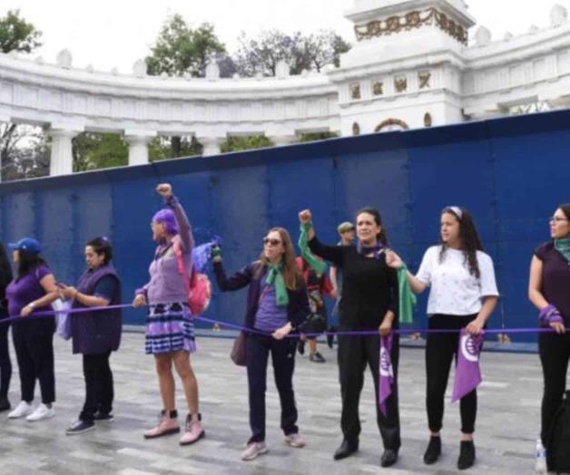 “Sí estamos enojadas con el gobierno”, dicen mujeres en cadena feminista