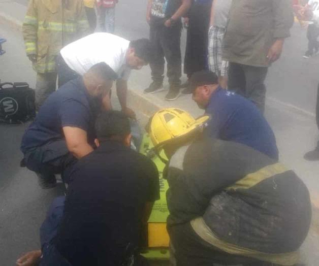 Queda inconsciente peatón atropellado Queda inconsciente peatón atropellado