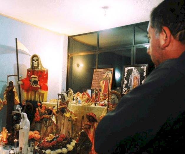 Creyentes de la Santa Muerte piden protección ante Covid-19