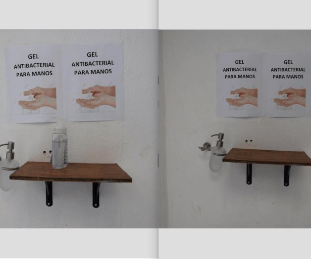 Roban gel antibacterial de Seguridad Pública