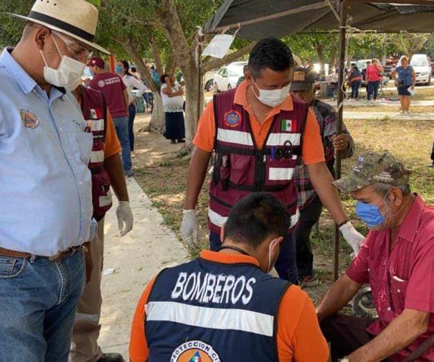 Recibe PC y bomberos material de protección para coronavirus