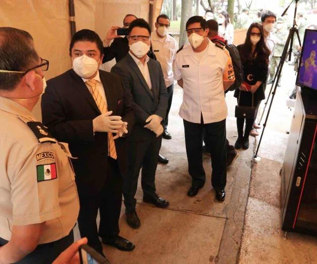 Donan cámara  termográfica a  Hospital Militar