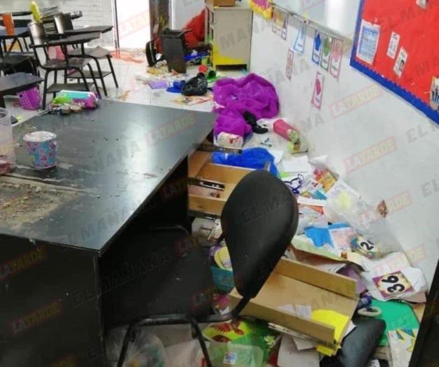 Roban y vandalizan primaria de Matamoros