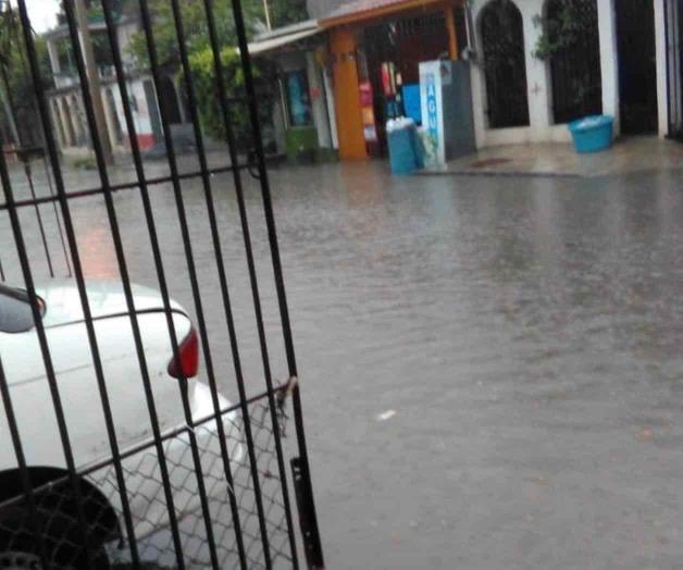 Inundan lluvias intensas varios sectores de Matamoros