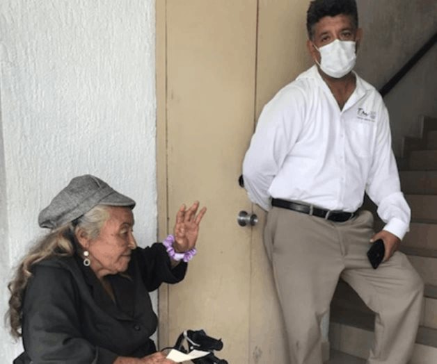 Reclama despensa en colonia Cavazos