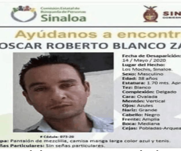 Familia busca a médico desaparecido en Sinaloa