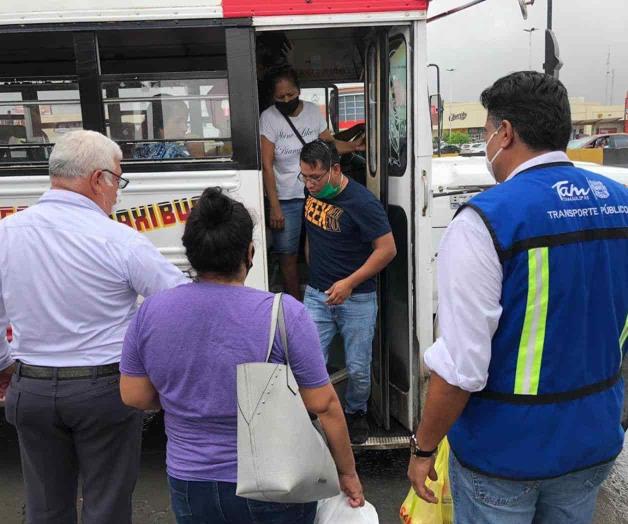 Suspenden Transporte público los fines de semana en Matamoros