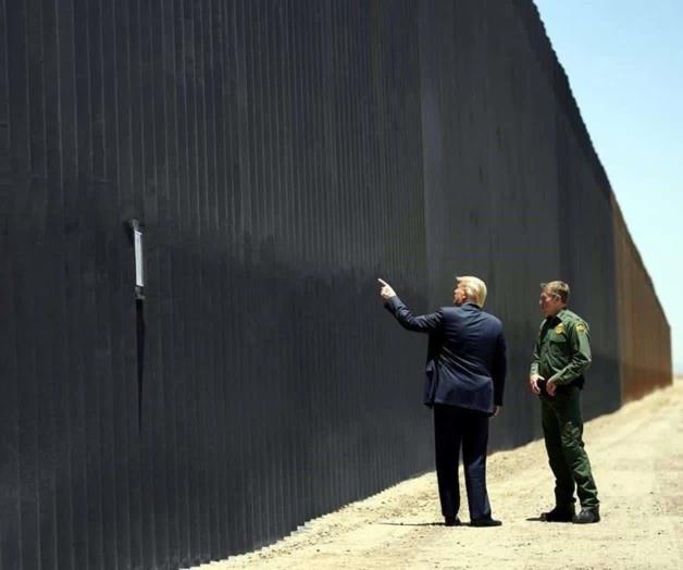 Tendremos 450 millas de muro para fin de año.-Trump