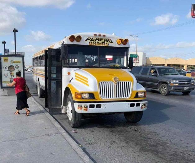 Reactivan al 50% de su capacidad el transporte público en Matamoros