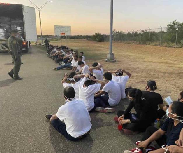 Viajaban en remolque a 52 grados centígrados