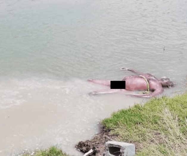 Ahogado... y desnudo