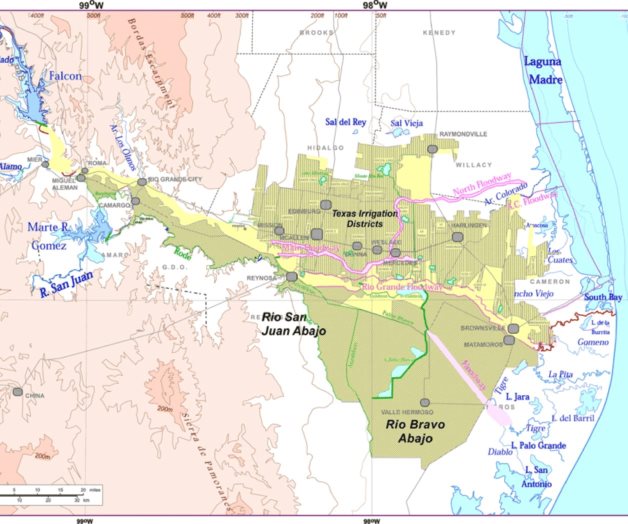La cuenca del río Bravo en la sección de Reynosa La cuenca del río Bravo en la sección de Reynosa