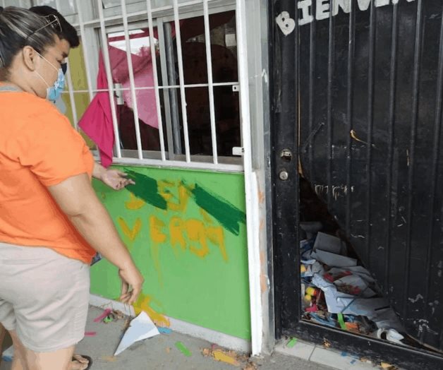 Denuncian destrozos en escuela primaria