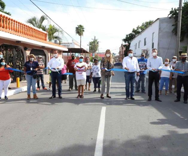 Entrega alcaldesa rehabilitación asfáltica en la colonia El Maestro