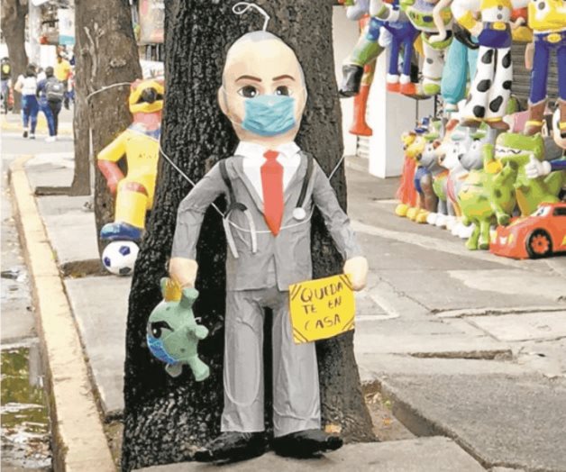 El Covid se vende bien en forma de piñata El Covid se vende bien en forma de piñata