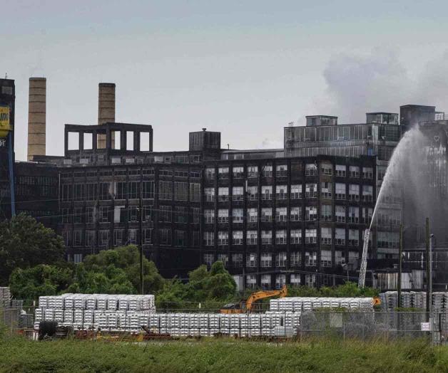 Se registra incendio en refinería azucarera