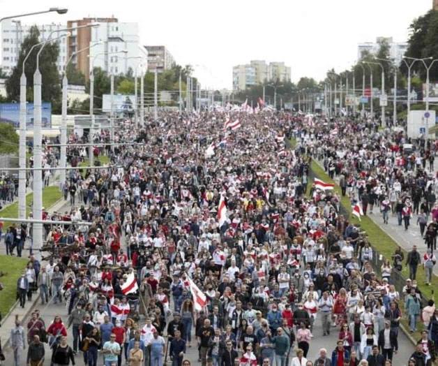 Aumentan las protestas contra gobernante de Bielorrusia