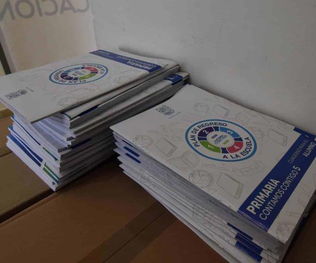 Alistan la entrega de cuadernillos