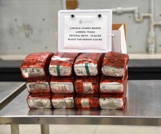 Aseguran heroína de alquitrán negro