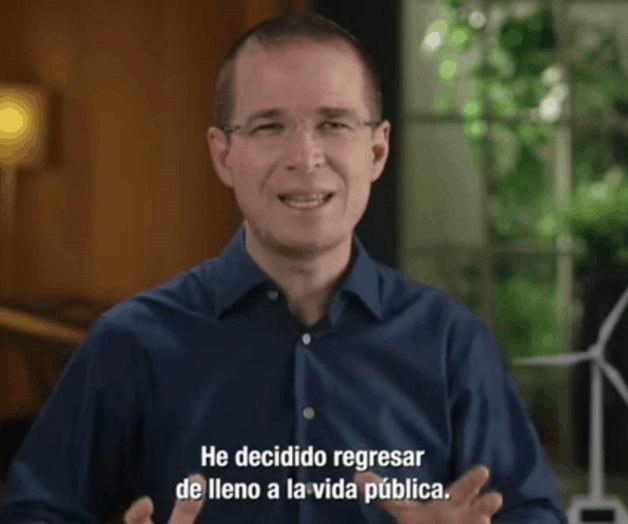 El excandidato presidencial Ricardo Anaya dice que regresa de lleno a la vida pública