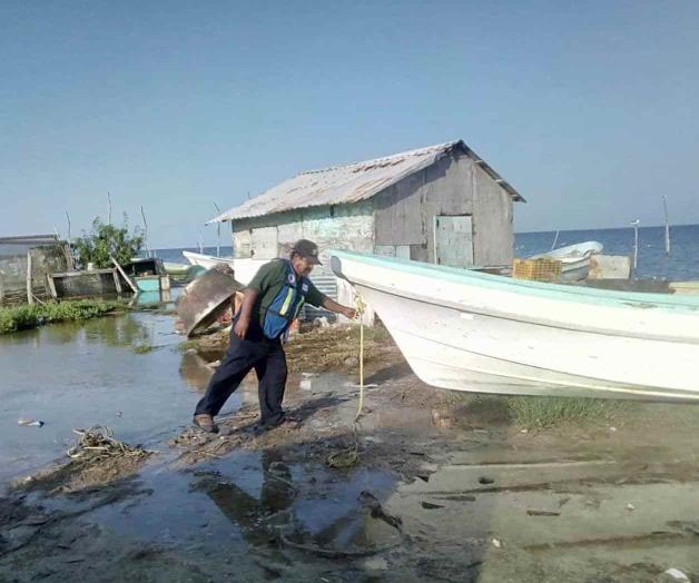Comienza a bajar nivel del agua de la Laguna Madre Comienza a bajar nivel del agua de la Laguna Madre