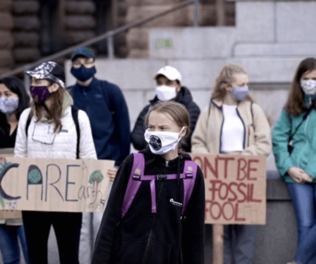 Greta Thunberg y jóvenes vuelven a protestar por el clima