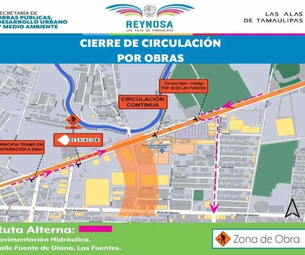 Cierran calle Fuente de Diana por pavimentación