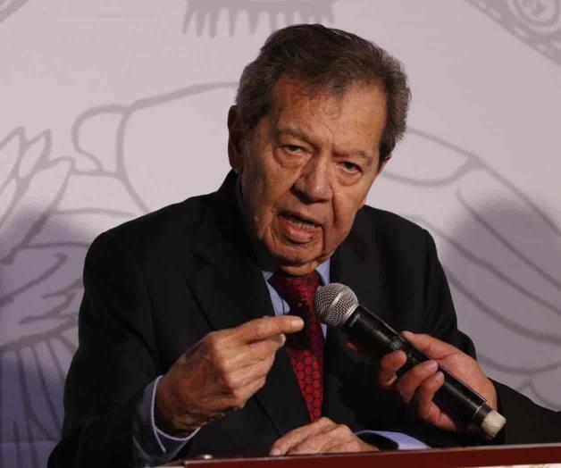 Exige Muñoz Ledo sanción a Delgado por promoción Exige Muñoz Ledo sanción a Delgado por promoción